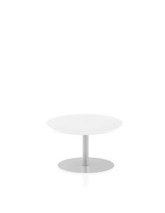 Dynamic Italia 800mm Poseur Round Table White Top 475mm High Leg ITL0120