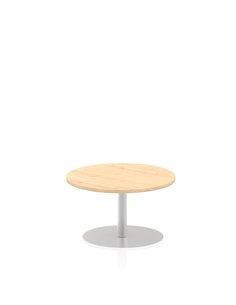 Dynamic Italia 800mm Poseur Round Table Maple Top 475mm High Leg ITL0121