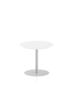 Dynamic Italia 800mm Poseur Round Table White Top 720mm High Leg ITL0126