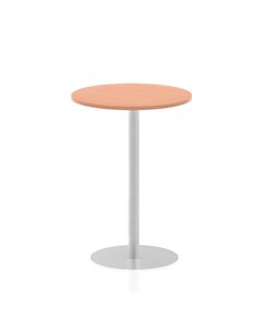 Dynamic Italia 800mm Poseur Round Table Beech Top 1145mm High Leg ITL0130