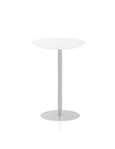 Dynamic Italia 800mm Poseur Round Table White Top 1145mm High Leg ITL0132