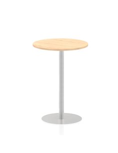 Dynamic Italia 800mm Poseur Round Table Maple Top 1145mm High Leg ITL0133