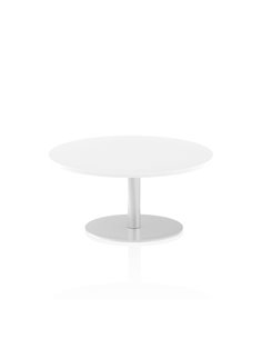 Dynamic Italia 1000mm Poseur Round Table White Top 475mm High Leg ITL0138