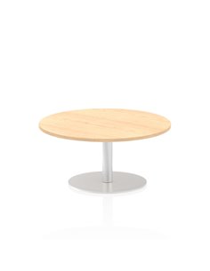 Dynamic Italia 1000mm Poseur Round Table Maple Top 475mm High Leg ITL0139