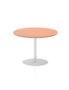 Dynamic Italia 1000mm Poseur Round Table Beech Top 720mm High Leg ITL0142
