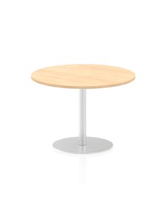 Dynamic Italia 1000mm Poseur Round Table Maple Top 720mm High Leg ITL0145
