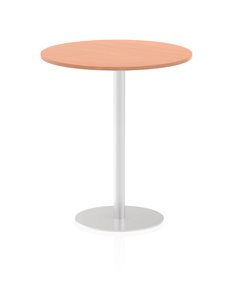 Dynamic Italia 1000mm Poseur Round Table Beech Top 1145mm High Leg ITL0148