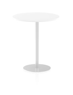 Dynamic Italia 1000mm Poseur Round Table White Top 1145mm High Leg ITL0150