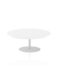 Dynamic Italia 1200mm Poseur Round Table White Top 475mm High Leg ITL0156