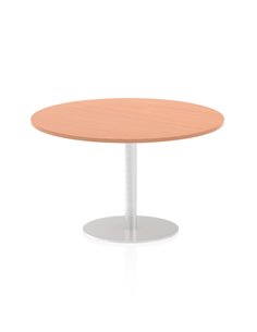 Dynamic Italia 1200mm Poseur Round Table Beech Top 720mm High Leg ITL0160