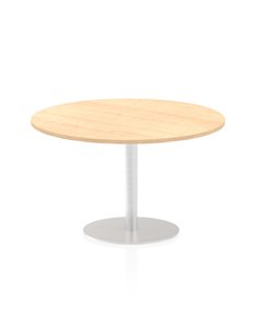 Dynamic Italia 1200mm Poseur Round Table Maple Top 720mm High Leg ITL0163