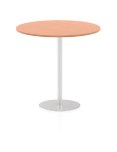Dynamic Italia 1200mm Poseur Round Table Beech Top 1145mm High Leg ITL0166
