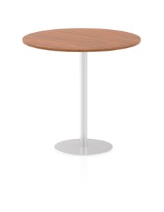 Dynamic Italia 1200mm Poseur Round Table Walnut Top 1145mm High Leg ITL0167
