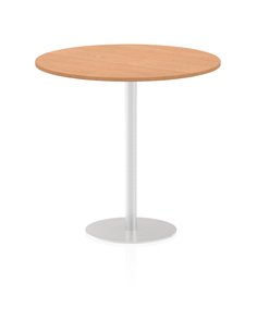 Dynamic Italia 1200mm Poseur Round Table Oak Top 1145mm High Leg ITL0170