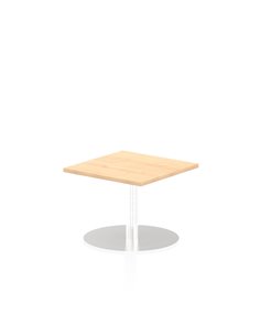 Dynamic Italia 600mm Poseur Square Table Maple Top 475mm High Leg ITL0211