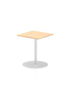 Dynamic Italia 600mm Poseur Square Table Maple Top 720mm High Leg ITL0217