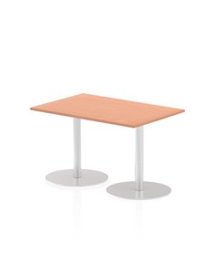 Dynamic Italia 1200 x 800mm Poseur Rectangular Table Beech Top 720mm High Leg ITL0250