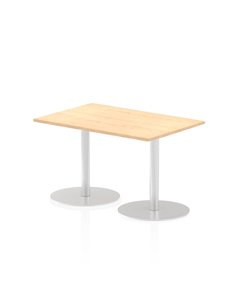 Dynamic Italia 1200 x 800mm Poseur Rectangular Table Maple Top 720mm High Leg ITL0253