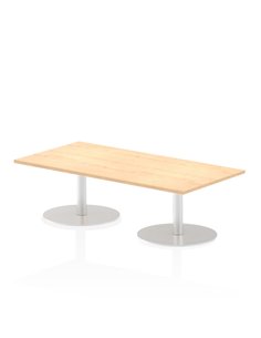 Dynamic Italia 1600 x 800mm Poseur Rectangular Table Maple Top 475mm High Leg ITL0283