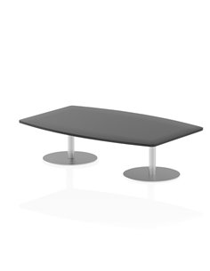 Dynamic Italia 1800mm Poseur High Gloss Table Black Top 475mm High Leg ITL0316