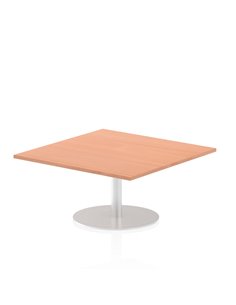 Dynamic Italia 1000mm Poseur Square Table Beech Top 475mm High Leg ITL0346