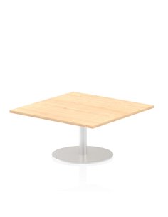 Dynamic Italia 1000mm Poseur Square Table Maple Top 475mm High Leg ITL0349