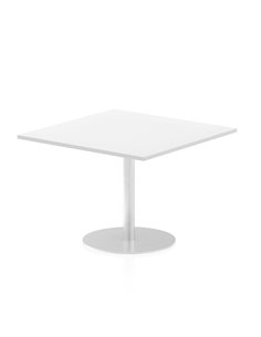 Dynamic Italia 1000mm Poseur Square Table White Top 720mm High Leg ITL0354