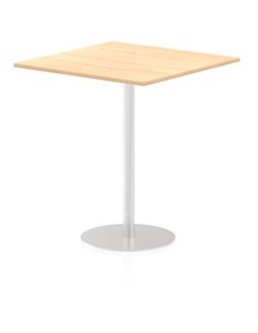 Dynamic Italia 1000mm Poseur Square Table Maple Top 1145mm High Leg ITL0361