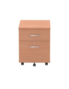 Dynamic Impulse 2 Drawer Mobile Pedestal Beech I000064 2