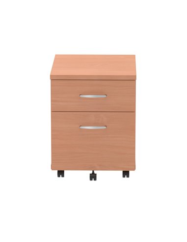 Dynamic Impulse 2 Drawer Mobile Pedestal Beech I000064