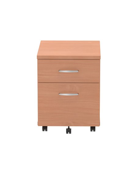 Dynamic Impulse 2 Drawer Mobile Pedestal Beech I000064 - pic 79340 | FastDaddyshop