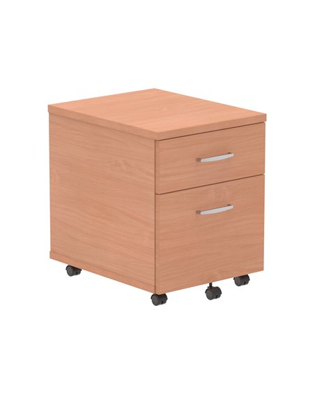 Dynamic Impulse 2 Drawer Mobile Pedestal Beech I000064 - pic 79341 | FastDaddyshop