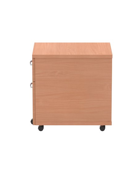 Dynamic Impulse 2 Drawer Mobile Pedestal Beech I000064 - pic 79346 | FastDaddyshop