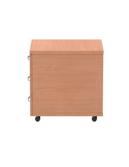 Dynamic Impulse 3 Drawer Mobile Pedestal Beech I000065 - pic 79354 | FastDaddyshop