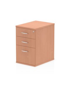 Dynamic Impulse 600mm Deep Desk High Pedestal Beech I000069