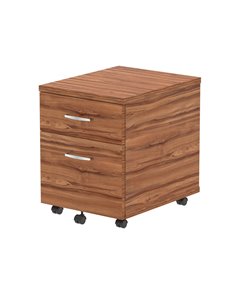 Dynamic Impulse 2 Drawer Mobile Pedestal Walnut I000124