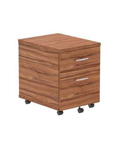Dynamic Impulse 2 Drawer Mobile Pedestal Walnut I000124