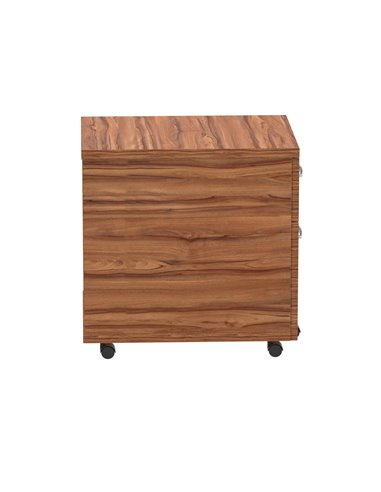 Dynamic Impulse 2 Drawer Mobile Pedestal Walnut I000124