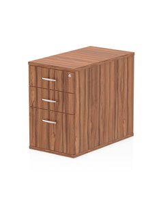 Dynamic Impulse 800mm Deep Desk High Pedestal Walnut I000131
