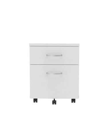 Dynamic Impulse 2 Drawer Mobile Pedestal White I000184