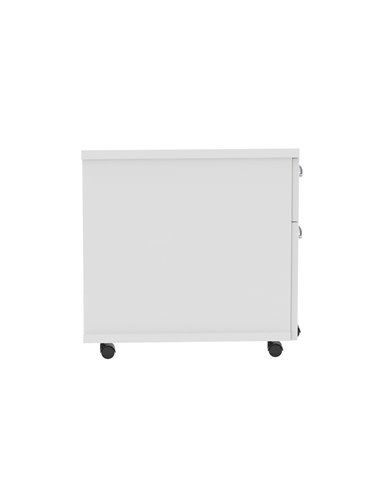 Dynamic Impulse 2 Drawer Mobile Pedestal White I000184