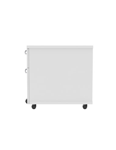 Dynamic Impulse 2 Drawer Mobile Pedestal White I000184