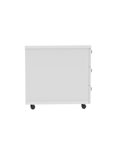 Dynamic Impulse 3 Drawer Mobile Pedestal White I000185