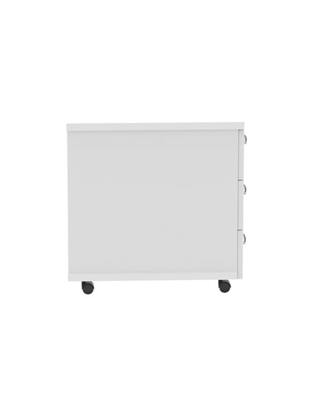 Dynamic Impulse 3 Drawer Mobile Pedestal White I000185 - pic 79379 | FastDaddyshop