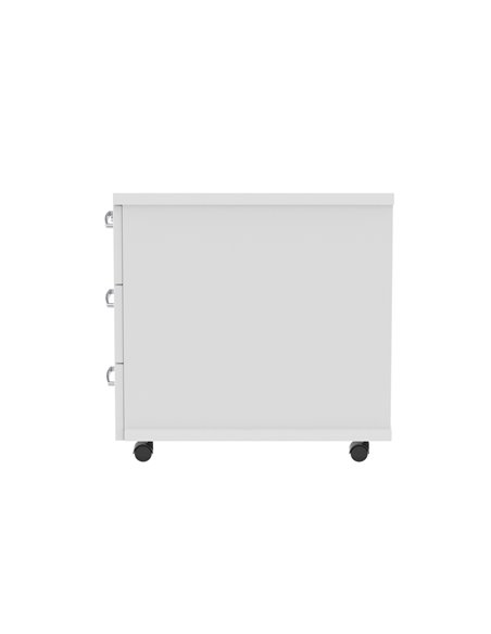 Dynamic Impulse 3 Drawer Mobile Pedestal White I000185 - pic 79383 | FastDaddyshop