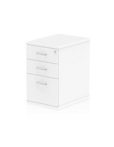 Dynamic Impulse 600mm Deep Desk High Pedestal White I000189