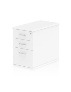 Dynamic Impulse 800mm Deep Desk High Pedestal White I000191