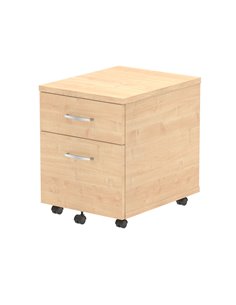 Dynamic Impulse 2 Drawer Mobile Pedestal Maple I000244