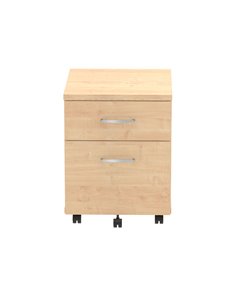Dynamic Impulse 2 Drawer Mobile Pedestal Maple I000244 2