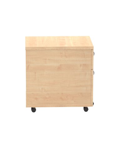 Dynamic Impulse 2 Drawer Mobile Pedestal Maple I000244